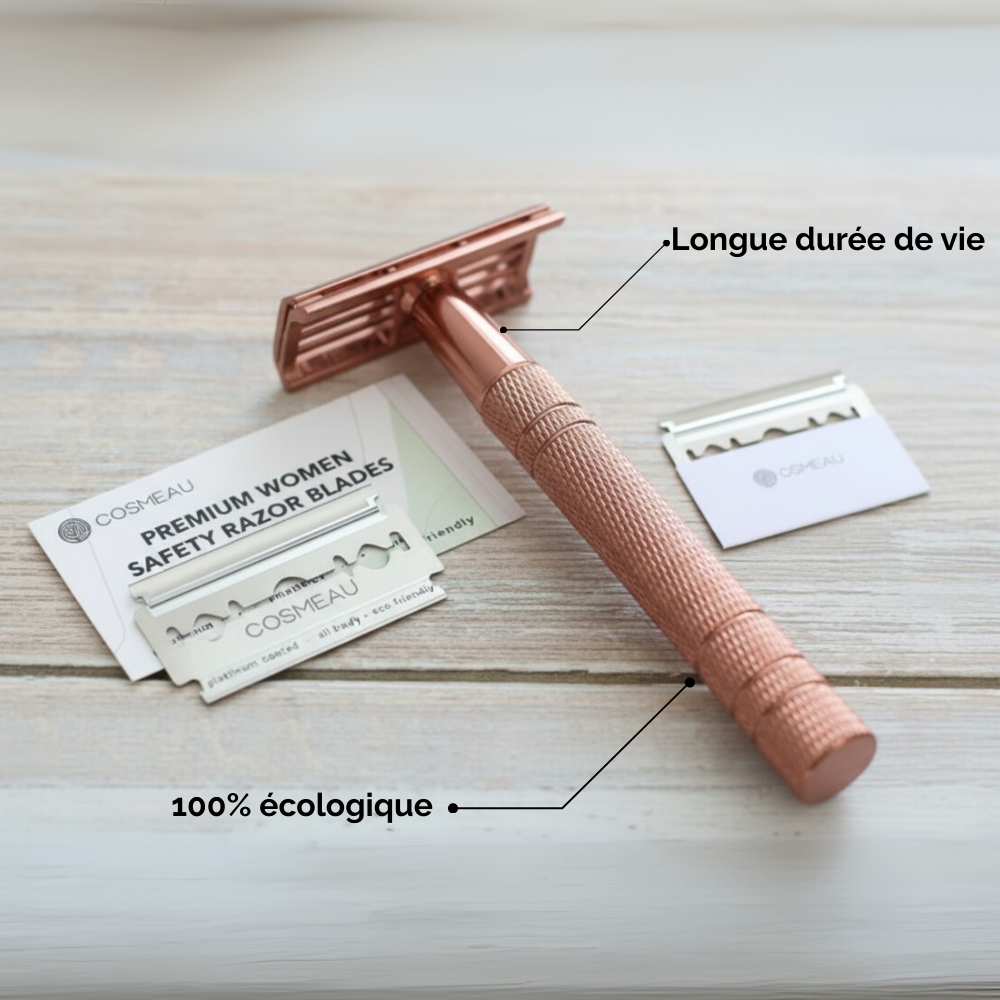 Rasoir de Sûreté Silkest™ – La solution pour une peau sans irritation, ni poils incarnés