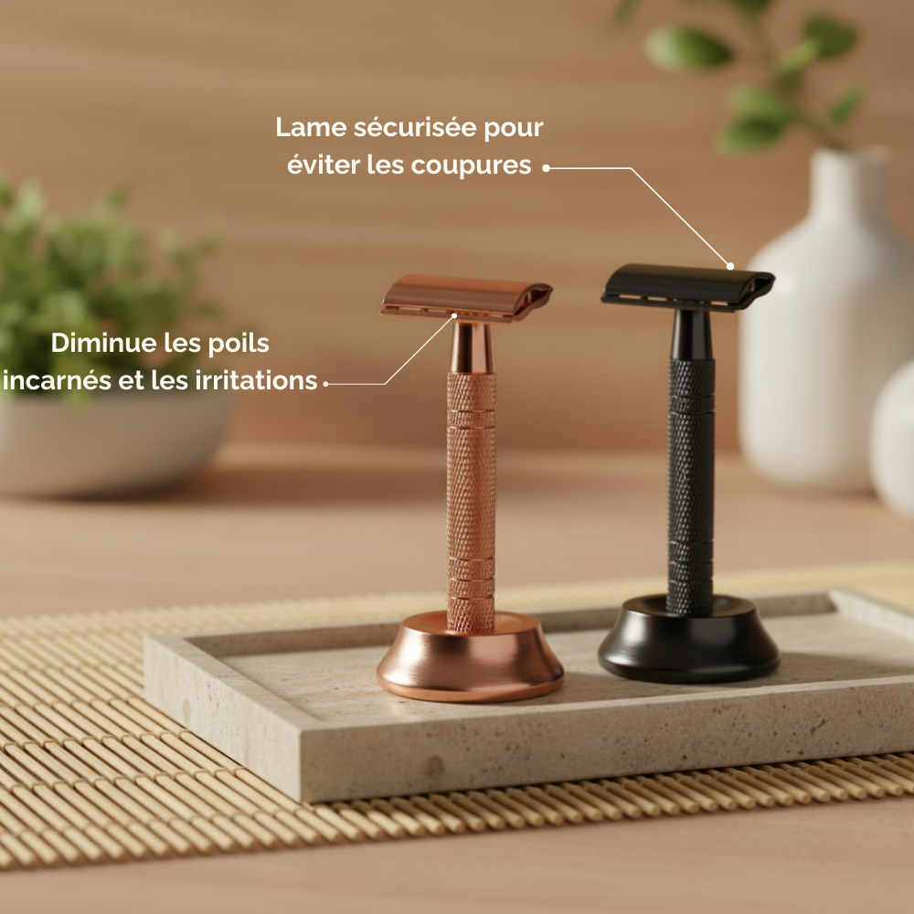 Rasoir de Sûreté Silkest™ – La solution pour une peau sans irritation, ni poils incarnés