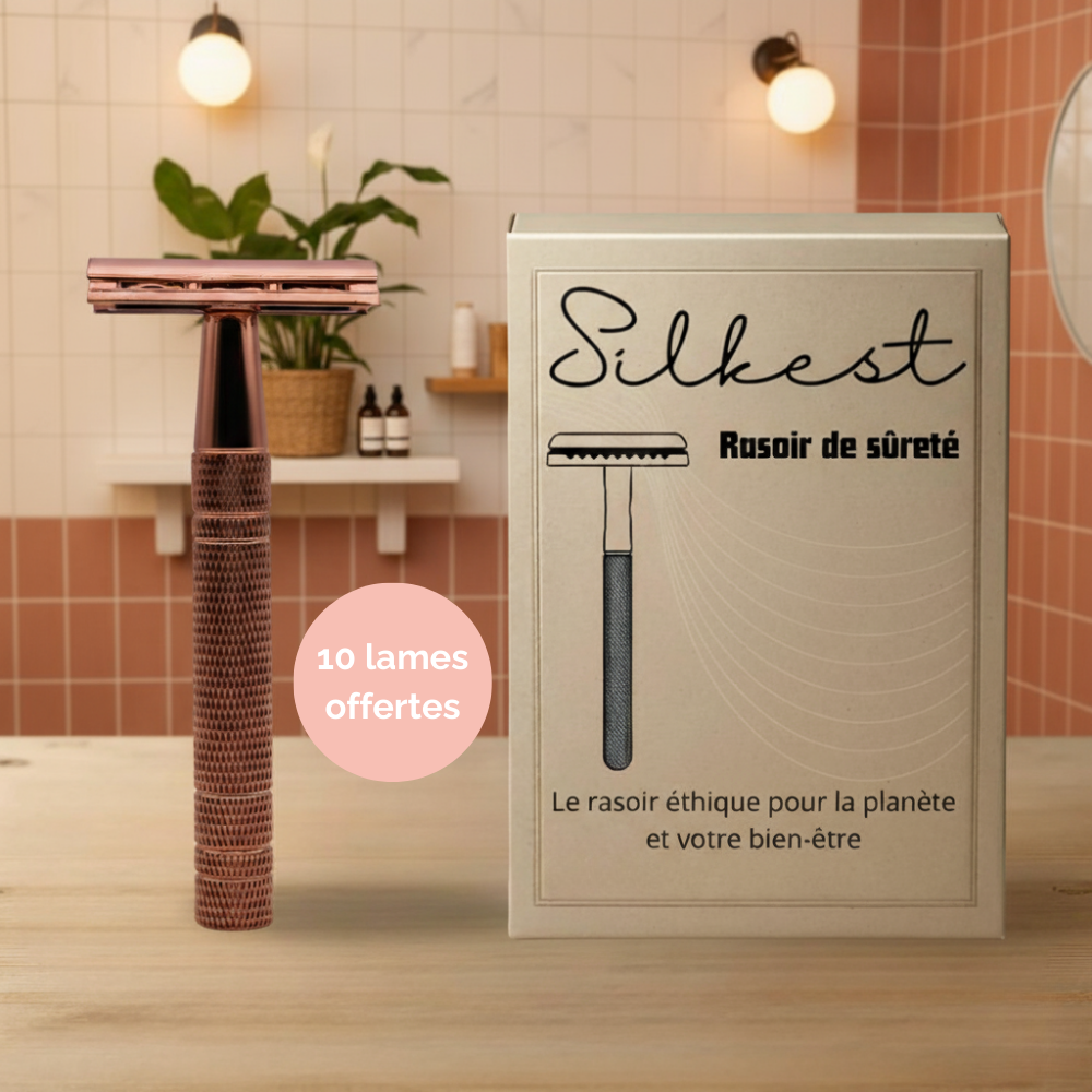 Rasoir de Sûreté Silkest™ – La solution pour une peau sans irritation, ni poils incarnés