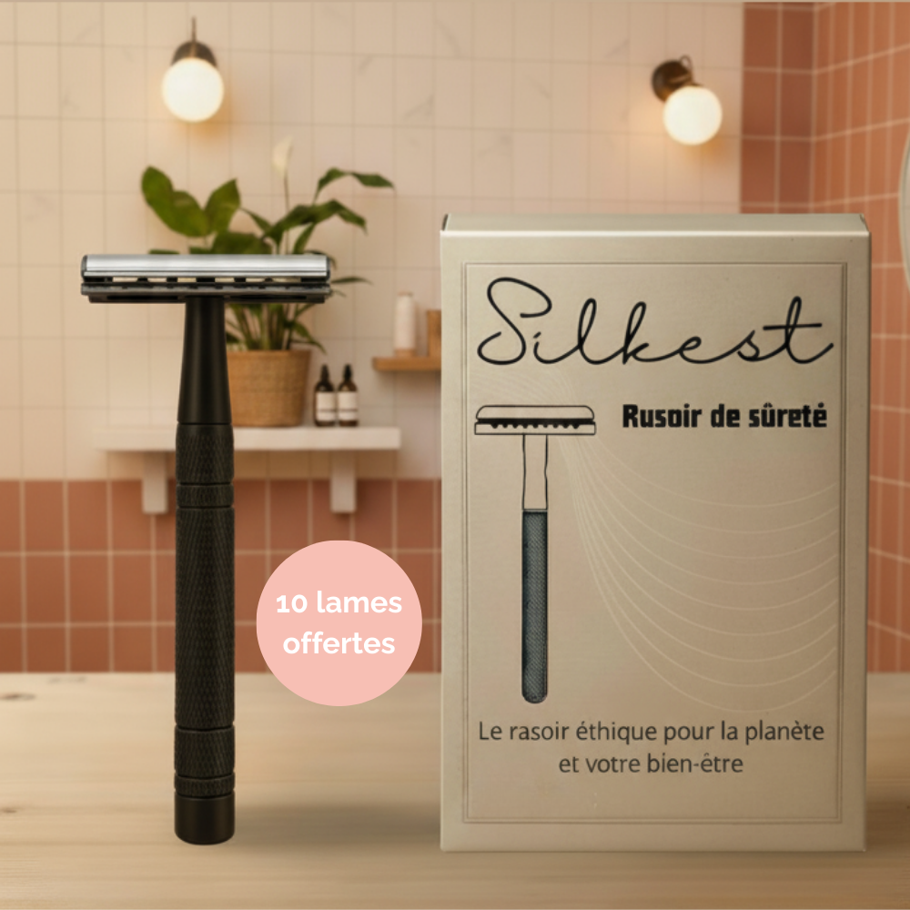 Rasoir de Sûreté Silkest™ – La solution pour une peau sans irritation, ni poils incarnés